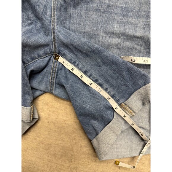 Talbots Flawless 5 Pocket Medium Wash High Rise Boyfriend Denim Jean Shorts 22 - Picture 8 of 8